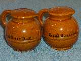 Guernsey shakers glazed Osage brown